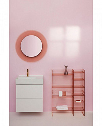 Зеркало Kartell by laufen 78х78 см, легкий розовый, со скрытой подсветкой led, с подсветкой 3.8633.3.093.000.1 Laufen